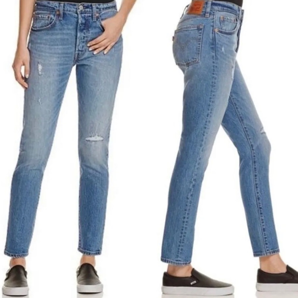 Levi’s 501 Stretch Skinny Jean (Post Modern Blue) - 25W x 30L